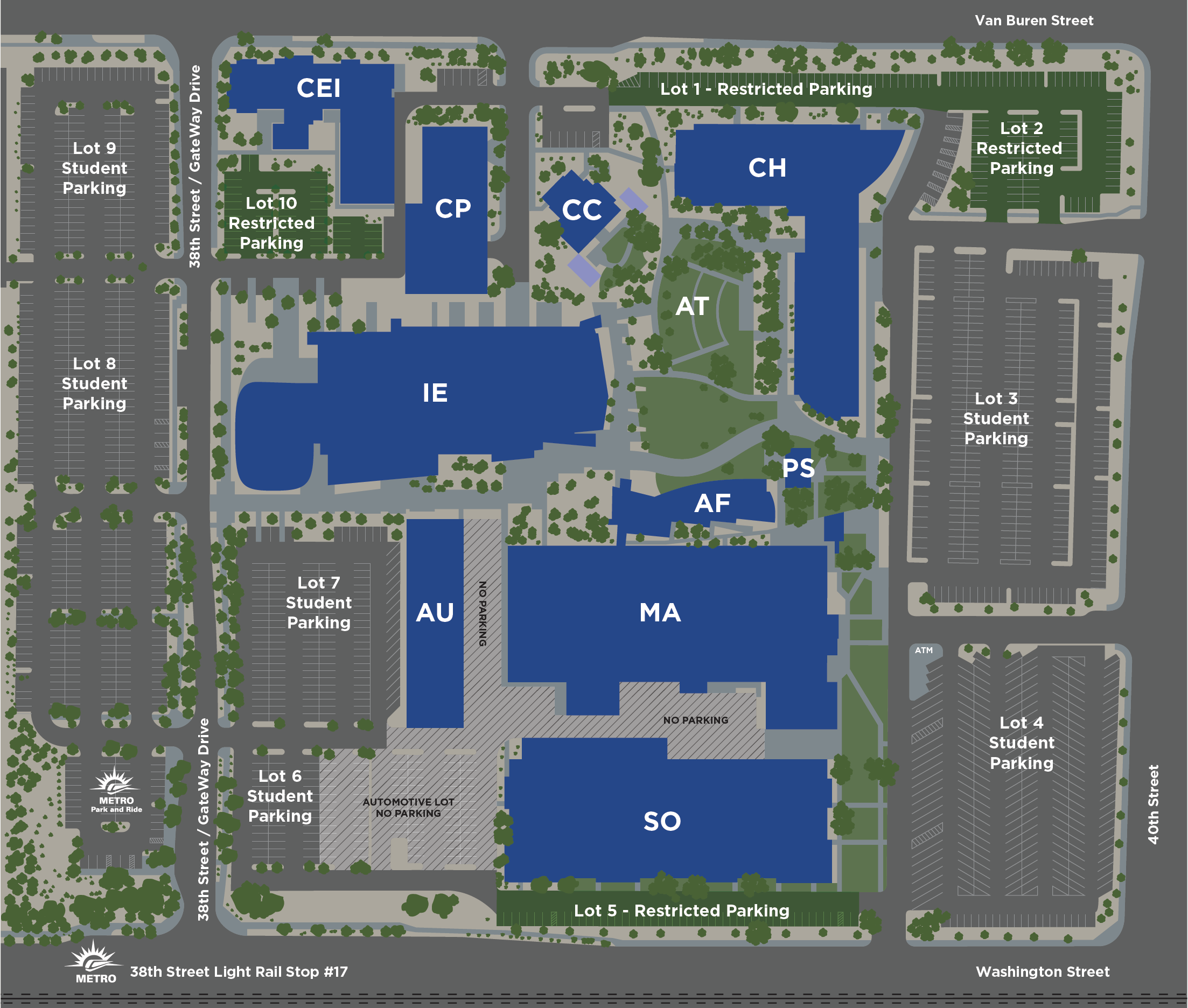 Washington Campus Map
