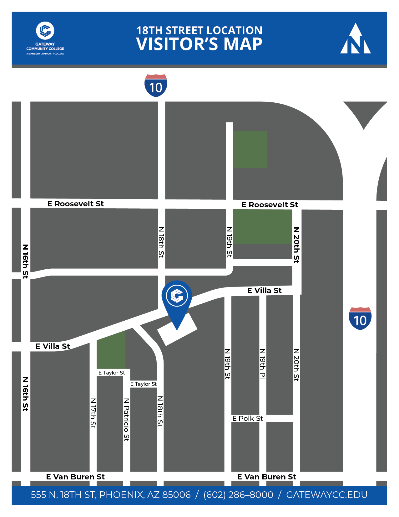 18th Street Map wide