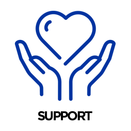 Two hands with heart