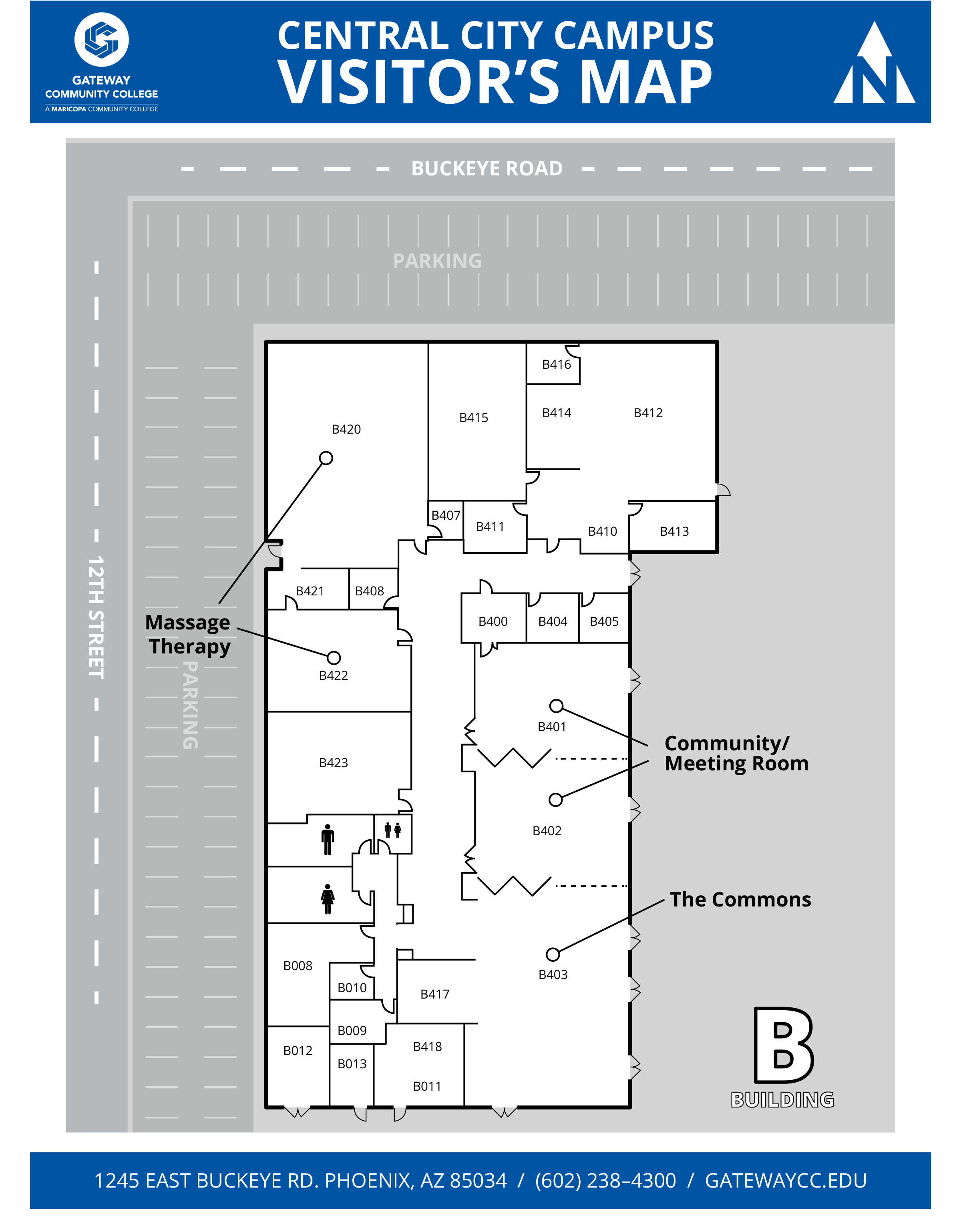 GWCC Central City Building B Map