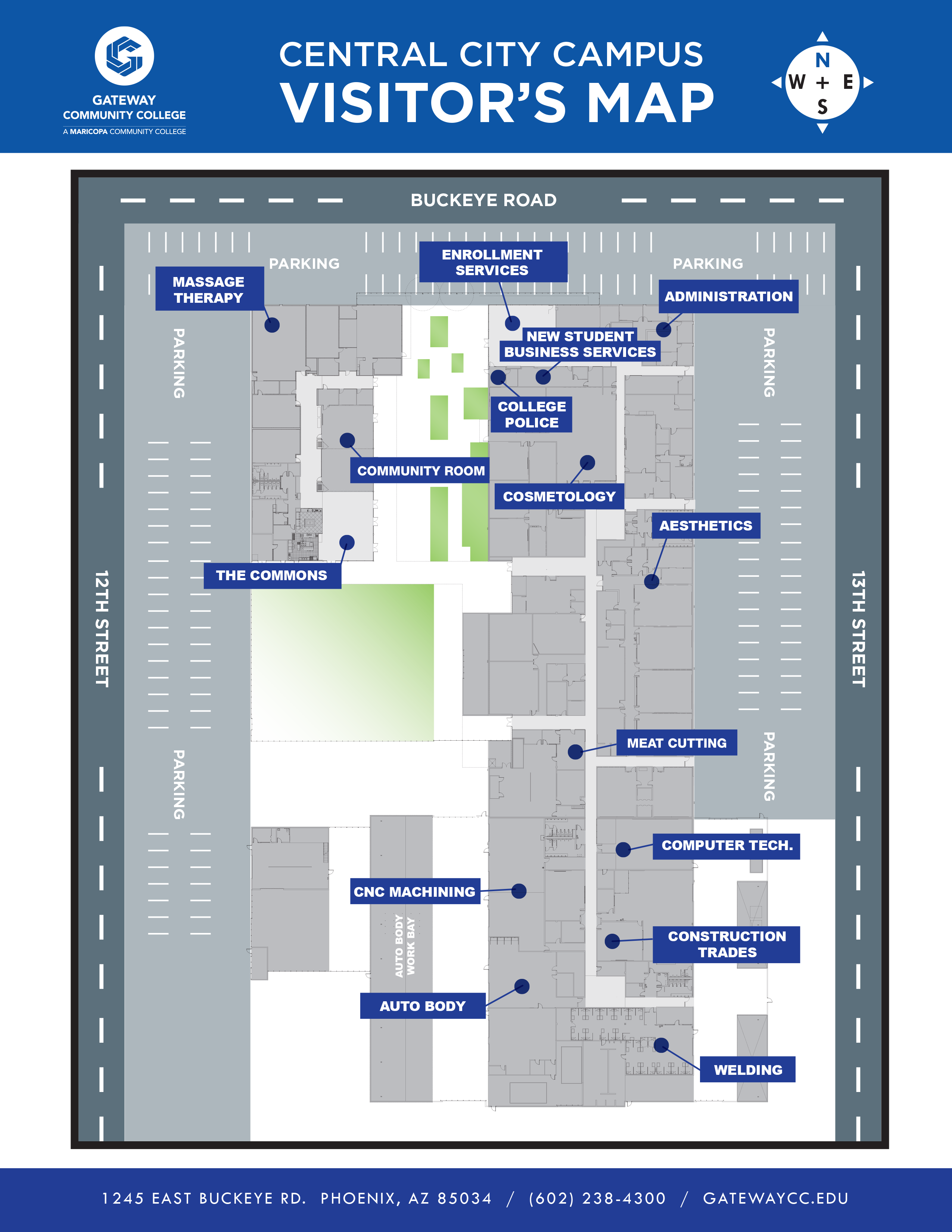 GWCC Central City Visitor's Map