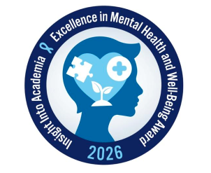 Insight Into Academia Excellence in Mental Health and Well-Being Award logo