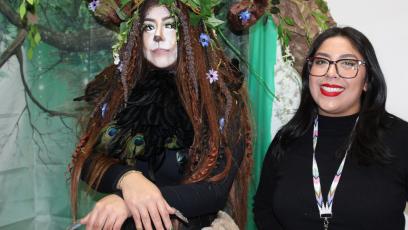 Alejandra Alvarado-Monserrath and Rachel Boroff