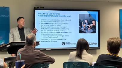 Danny Fisher speaks during the Advancing U.S.–Philippine Relations for American Semiconductor Supply Chains event at GateWay