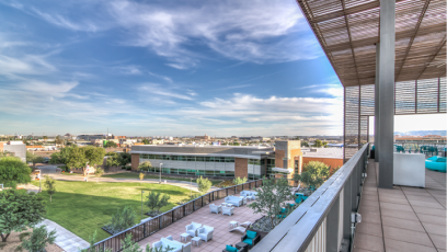 GateWay's Washington Campus photo taken from the IE building balcony