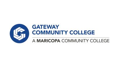 GateWay Community College "g" identifier with the text "GateWay Community College, A Maricopa Community College"