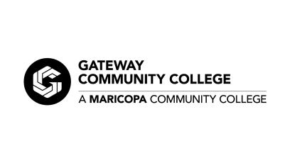 GateWay Community College "g" identifier with the text "GateWay Community College, A Maricopa Community College"