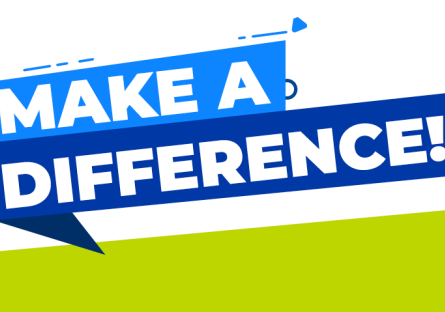 Text that reads: Make a Difference
