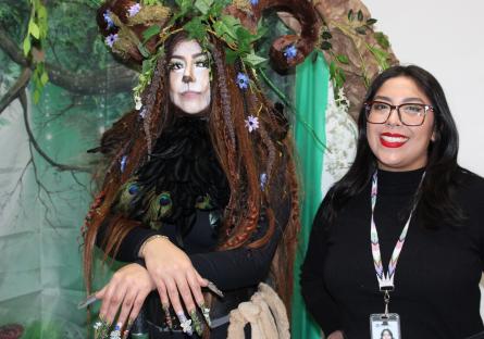 Alejandra Alvarado-Monserrath and Rachel Boroff