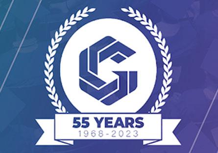 The GateWay Community College 55th Anniversary Logo