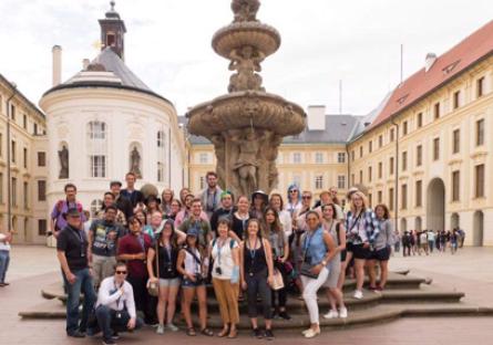 Students in Prague 