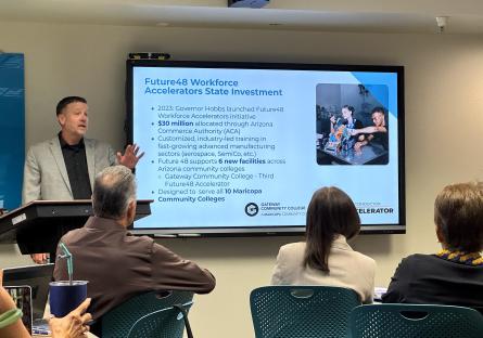 Danny Fisher speaks during the Advancing U.S.–Philippine Relations for American Semiconductor Supply Chains event at GateWay