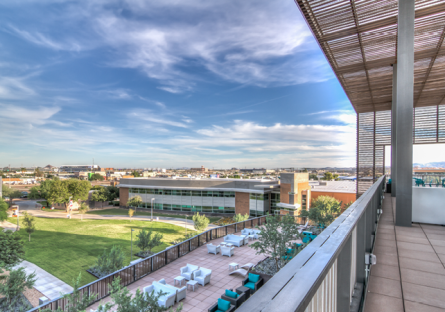 GateWay's Washington Campus photo taken from the IE building balcony