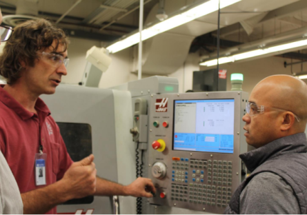 GateWay Students in Manufacturing Lab