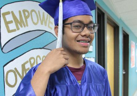 High School Student College Graduation Emerald Elanzo