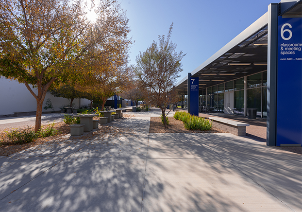 Campus commons area at Central City