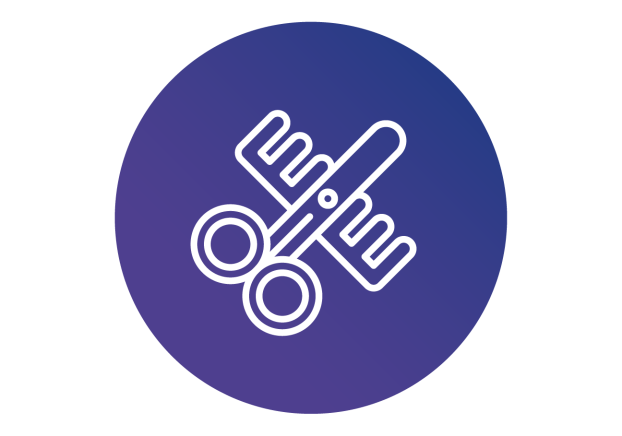 Scissors and Comb illustration
